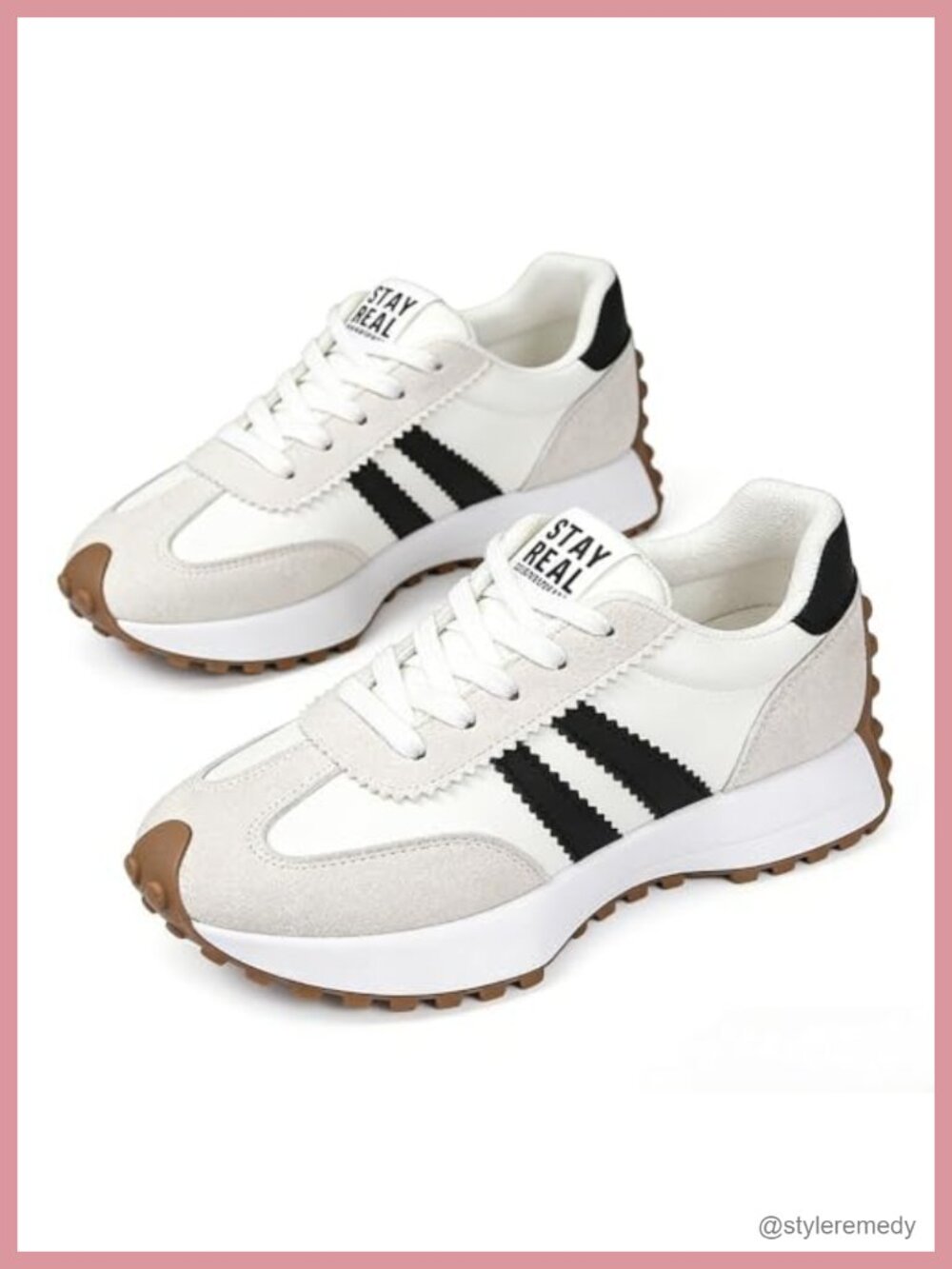 Thick Sole Fashion Sneakers Breathable Walking Shoes Casual Textile Upper